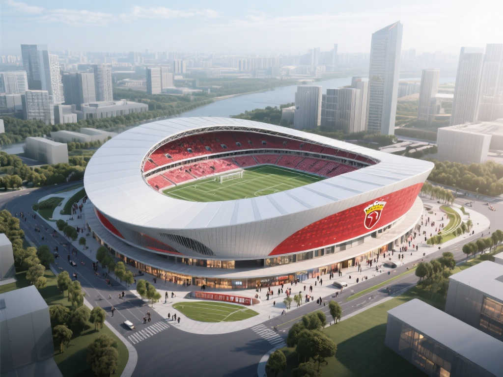 上海上港全新主场亮相 上海上港全新主场亮相